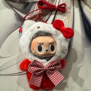Hello Kitty Labubu Outfit With Shoulder Strap *doll Not Included*